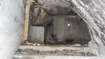 Ligne Maginot - CHAPELLE SAINT SAUVEUR - (Blockhaus pour arme infanterie) - Entrée