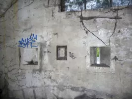 Ligne Maginot - CHIUSE DE BAUMA NEGRA - (Casemate d'infanterie - Simple) - Créneau intérieur
