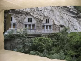 Ligne Maginot - CHIUSE DE BAUMA NEGRA - (Casemate d'infanterie - Simple) - Vue depuis les casemates de la rive gauche