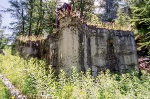 Ligne Maginot - COL DU FORT (F) - (Ouvrage d'infanterie) - Bloc 4
Le radier