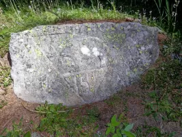 Ligne Maginot - GRANGES DE LA BRASQUE - CAMP DU TOURNAIRET - (Casernement) - Pierre sculptée