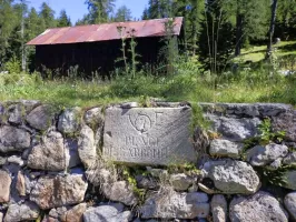 Ligne Maginot - GRANGES DE LA BRASQUE - CAMP DU TOURNAIRET - (Casernement) - Pierre sculptée 