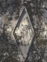 Ligne Maginot - MARIE - (PC) - Insigne du 84° BAF dessiné dans le béton