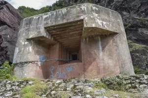 Ligne Maginot - O40 - ABELIERA (Casemate d'infanterie) - Le créneau FM