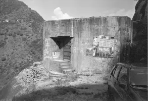 Ligne Maginot - O40 - ABELIERA (Casemate d'infanterie) - La porte était encore intacte en 1984