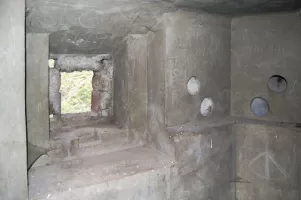 Ligne Maginot - O40 - ABELIERA (Casemate d'infanterie) - Le créneau FM