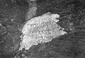 Ligne Maginot - O40 - ABELIERA (Casemate d'infanterie) - Une trace personnelle à proximité de la casemate