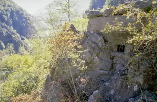 Ligne Maginot - Blockhaus de VALABRES - Le blockhaus isolé à proximité de l'avant poste de Valabres Nord