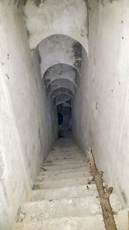 Ligne Maginot - COL DU FORT (F) - (Ouvrage d'infanterie) - Escalier d'accès au bloc 3