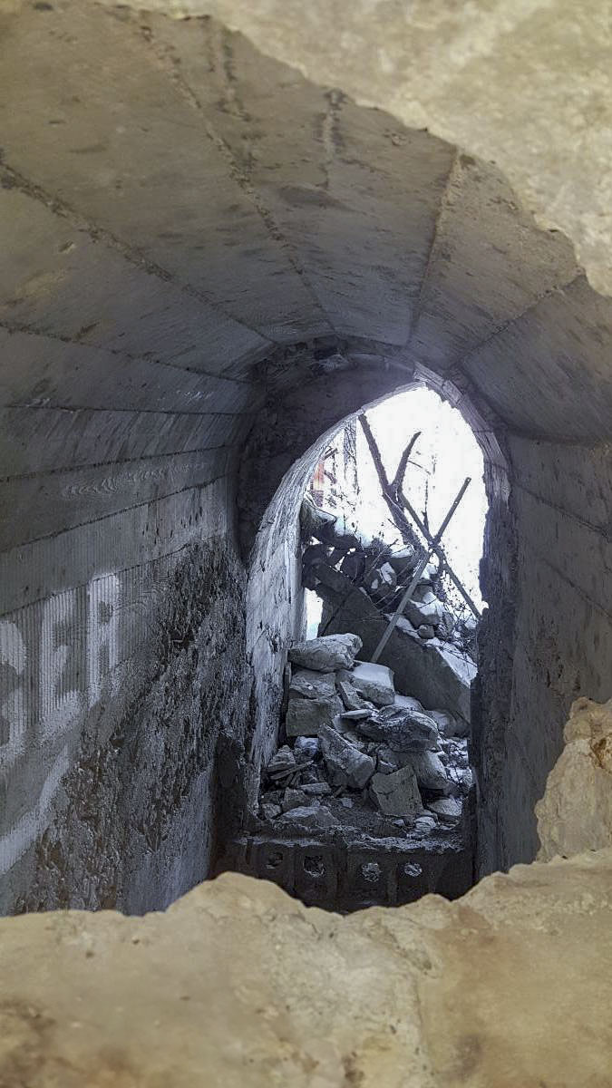 Ligne Maginot - COL DU FORT (F) - (Ouvrage d'infanterie) - Couloir d'accès au bloc 4