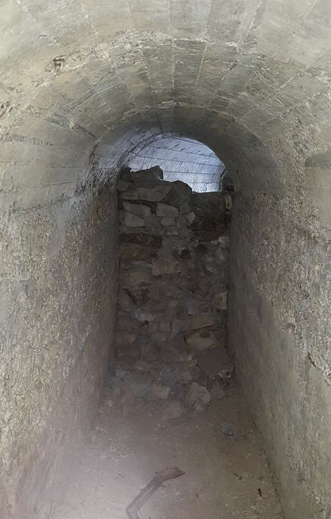 Ligne Maginot - COL DU FORT (F) - (Ouvrage d'infanterie) - Couloir d'accès au bloc 4