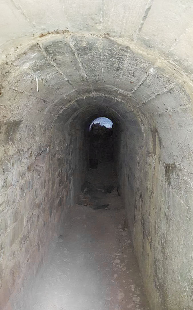 Ligne Maginot - COL DU FORT (F) - (Ouvrage d'infanterie) - Couloir d'accès au bloc 4