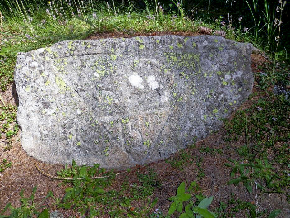 Ligne Maginot - GRANGES DE LA BRASQUE - CAMP DU TOURNAIRET - (Casernement) - Pierre sculptée