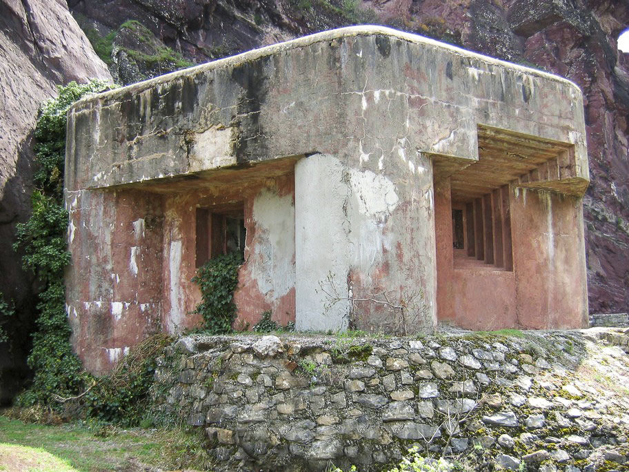 Ligne Maginot - O40 - ABELIERA (Casemate d'infanterie) - Vue d'ensemble de la casemate