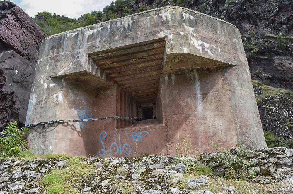 Ligne Maginot - O40 - ABELIERA (Casemate d'infanterie) - Le créneau FM