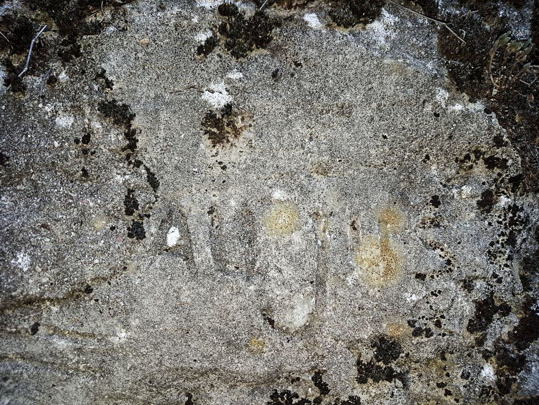 Ligne Maginot - VALABRES - (Casernement) - Graffitis sur la paroi