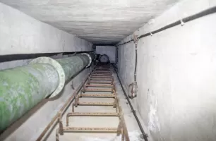 Ligne Maginot - VALDEBLORE - REYNARDIERE (VE) - (Ouvrage d'infanterie) - Puits d'accès à la cloche de bloc 2