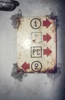 Ligne Maginot - VALDEBLORE - REYNARDIERE (VE) - (Ouvrage d'infanterie) - Couloir
Plaque directrice