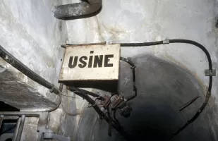 Ligne Maginot - VALDEBLORE - REYNARDIERE (VE) - (Ouvrage d'infanterie) - Pancarte a l'entrée de l'usine
