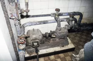 Ligne Maginot - VALDEBLORE - REYNARDIERE (VE) - (Ouvrage d'infanterie) - Usine
Pompe du circuit de refroidissement