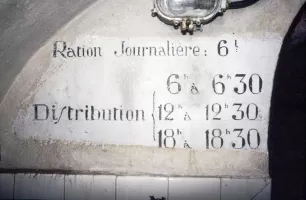 Ligne Maginot - VALDEBLORE - REYNARDIERE (VE) - (Ouvrage d'infanterie) - Lavabos
Inscription