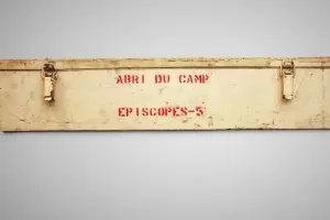 Ligne Maginot - Caisse de transport et de stockage. - Caisse de transport et de stockage pour 5 épiscopes.