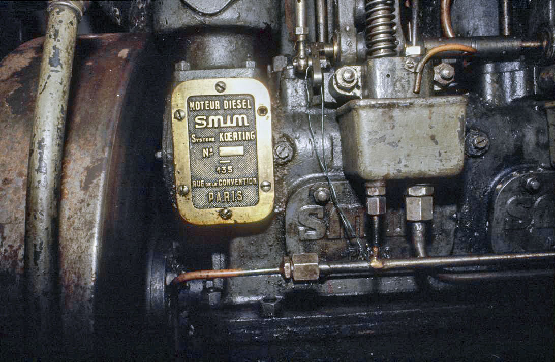 Ligne Maginot - VALDEBLORE - REYNARDIERE (VE) - (Ouvrage d'infanterie) - Usine
Plaque constructeur moteur SMIM