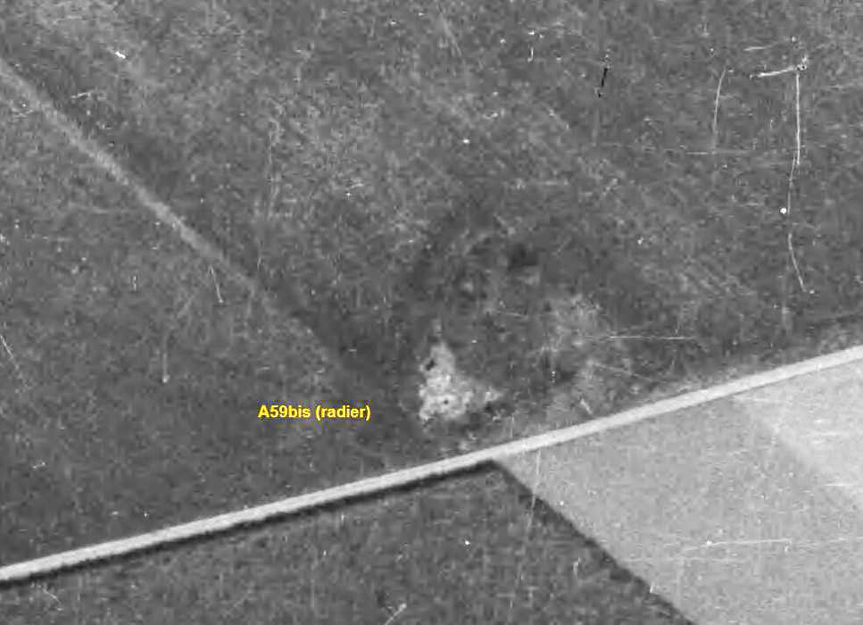 Ligne Maginot - A59BIS - FERME DE WULT - (Blockhaus lourd type STG / STG-FCR - Double) - Le radier est bien en évidence sur cette photo de 1960