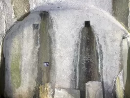 Ligne Maginot - BERGHE NORD (TUNNEL DE) - (Blockhaus pour arme infanterie) - Créneaux de pied de la chambrée
