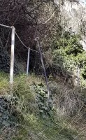 Ligne Maginot - BERGHE NORD (TUNNEL DE) - (Blockhaus pour arme infanterie) - Chemin d'accès du tunnel à partir de l'ancienne douane.