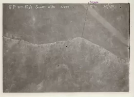 Ligne Maginot - CIME D'ANAN - (Observatoire d'infanterie) - Photo des travaux menés par les italiens prise depuis l'observatoire de la Cime d'Anan en 1933
Photo n°80