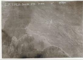 Ligne Maginot - CIME D'ANAN - (Observatoire d'infanterie) - Photo des travaux menés par les italiens prise depuis l'observatoire de la Cime d'Anan en 1933
Photo n°92