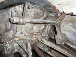 Ligne Maginot - COL D'AGNON - (Ouvrage d'infanterie) - Bloc 3
Système de blocage du plancher