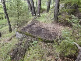 Ligne Maginot - COL D'AGNON - (Ouvrage d'infanterie) - Restes du treuil de chantier