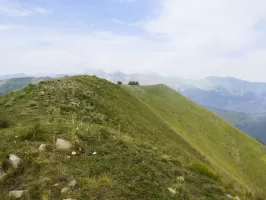 Ligne Maginot - GIAGIABELLA - (Observatoire d'artillerie) - La Crête de Maroun ou se trouve l'observatoire