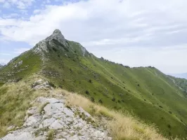 Ligne Maginot - ARBOIN NORD - (Observatoire d'artillerie) - La Cime de la Gonelle et à droite la Crête de Carmes