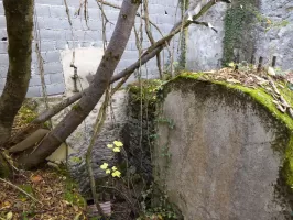 Ligne Maginot - TéLéPHéRIQUE DES CABANES VIEILLES (STATION BASSE) - (Téléphérique ( Recette)) - Fosse du contre-poids