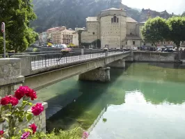 Ligne Maginot - 23BIS - PASSERELLE CHARABOT - (DMP - Dispositif de Mine Permanent) - Le pont actuel, aucune trace de l'ancien pont