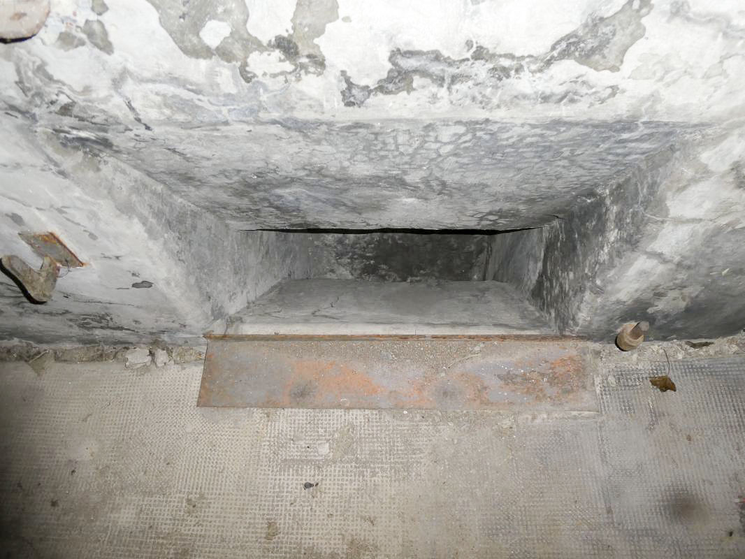 Ligne Maginot - BERGHE NORD (TUNNEL DE) - (Blockhaus pour arme infanterie) - Système de grenadage sur la voûte