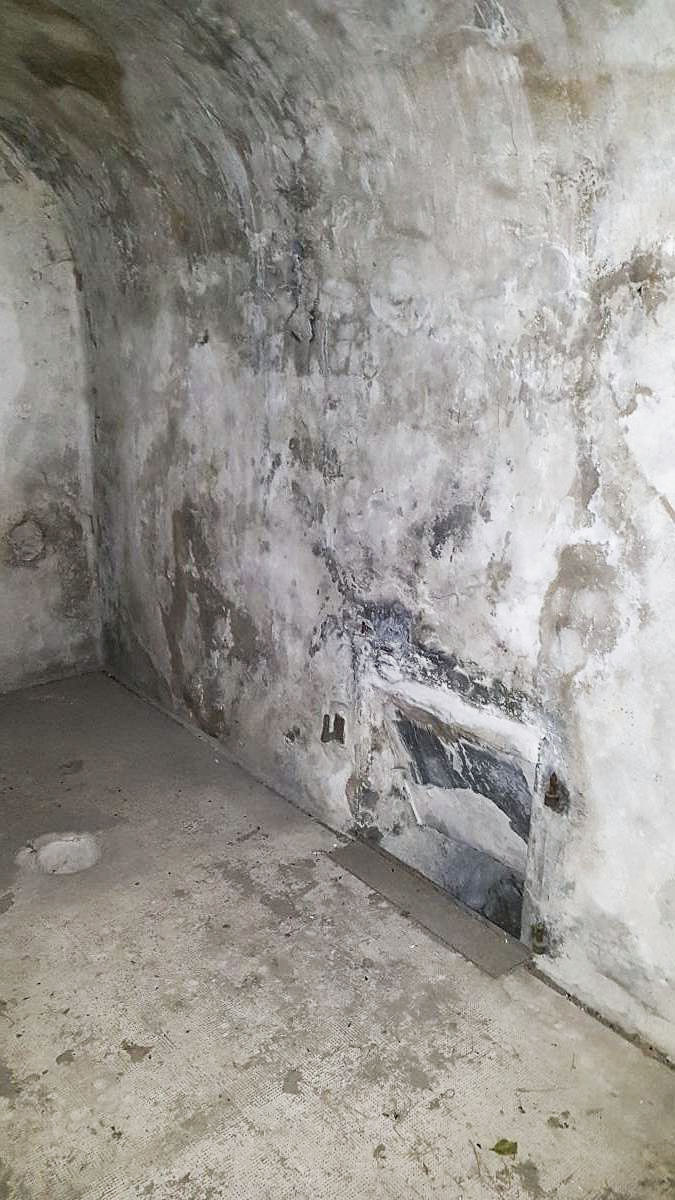 Ligne Maginot - BERGHE NORD (TUNNEL DE) - (Blockhaus pour arme infanterie) - Système de grenadage sur la voûte