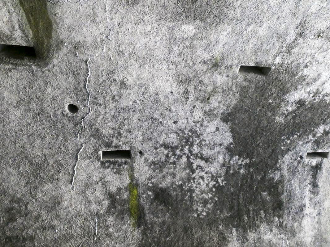 Ligne Maginot - BERGHE SUD (TUNNEL DE) - (Blockhaus pour arme infanterie) - Vue de dessous