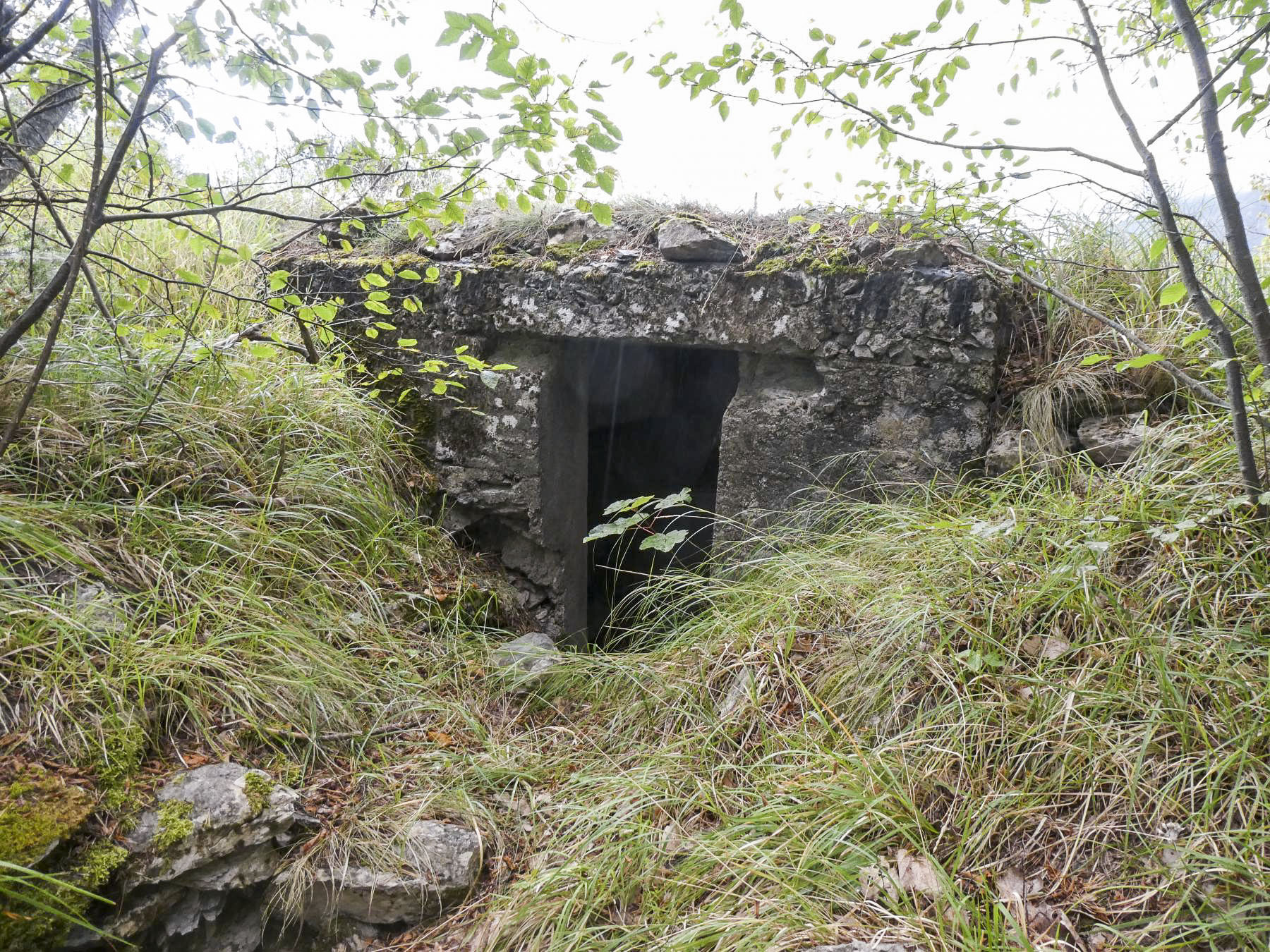 Ligne Maginot - COL D'AGNON  1 - (Blockhaus pour arme infanterie) - L'entrée