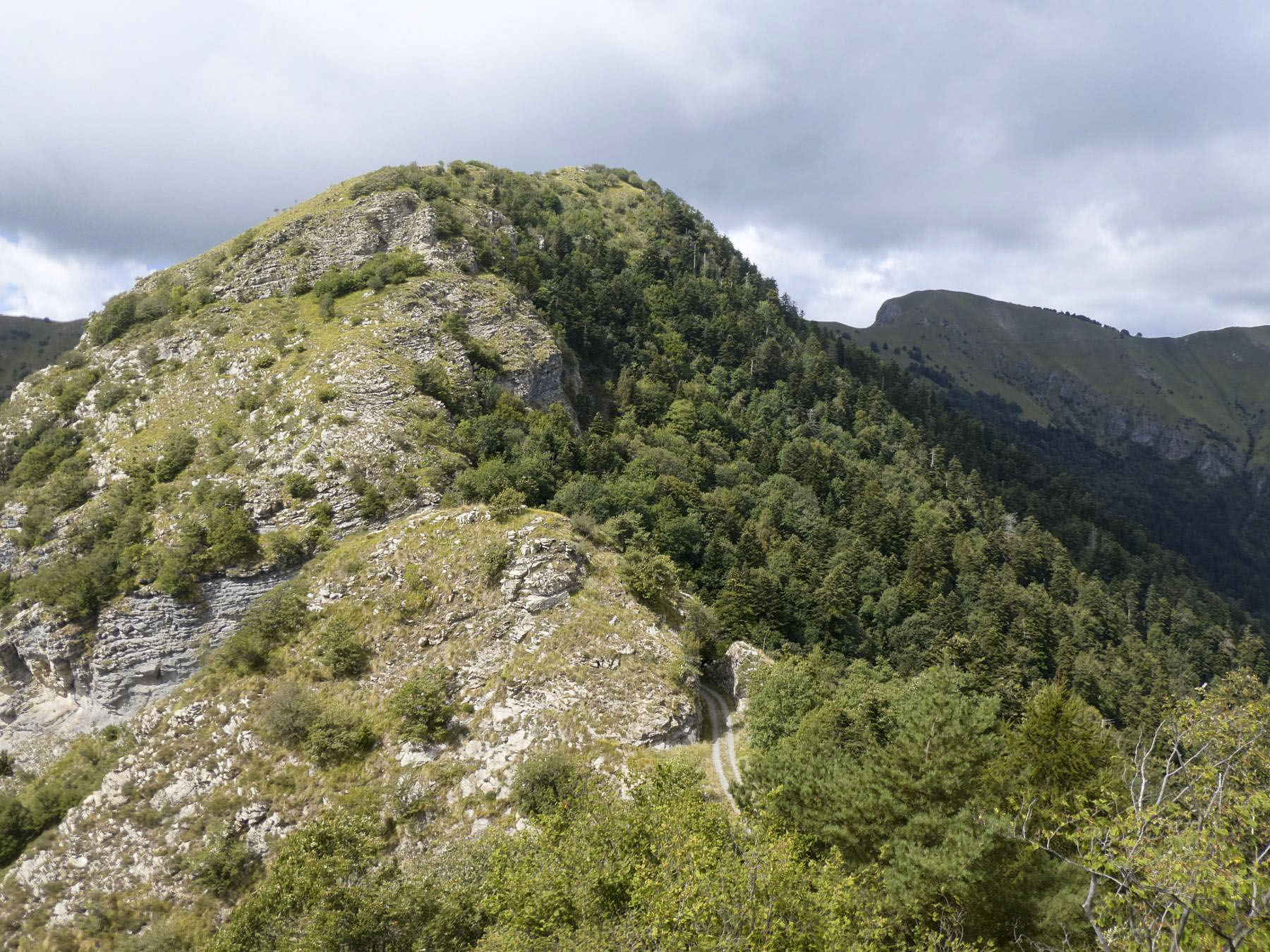 Ligne Maginot - L'ARBOIN SUD - (Observatoire d'artillerie) - Au dessus de L'Arboin l'extrémité nord de la Gonelle