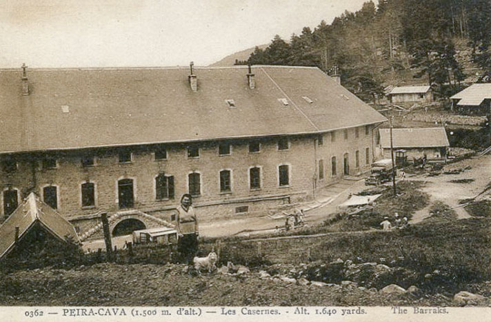 Ligne Maginot - PEIRA CAVA - CASERNE CRENANT (SOUS-SECTEUR AUTHION - 46° DBCA) - (Camp de sureté) - 