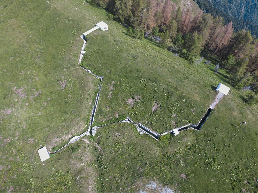 Ligne Maginot - PLAN CAVAL 1, 2 et 3 - Plan Caval 1 en haut à gauche et 2 en haut à droite
