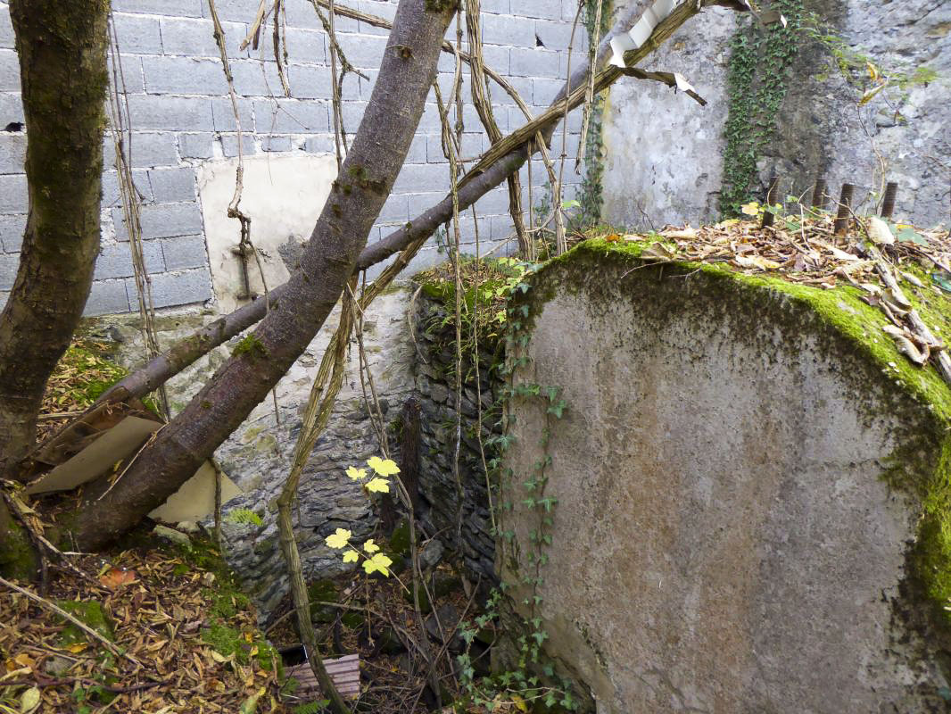 Ligne Maginot - TéLéPHéRIQUE DES CABANES VIEILLES (STATION BASSE) - (Téléphérique ( Recette)) - Fosse du contre-poids