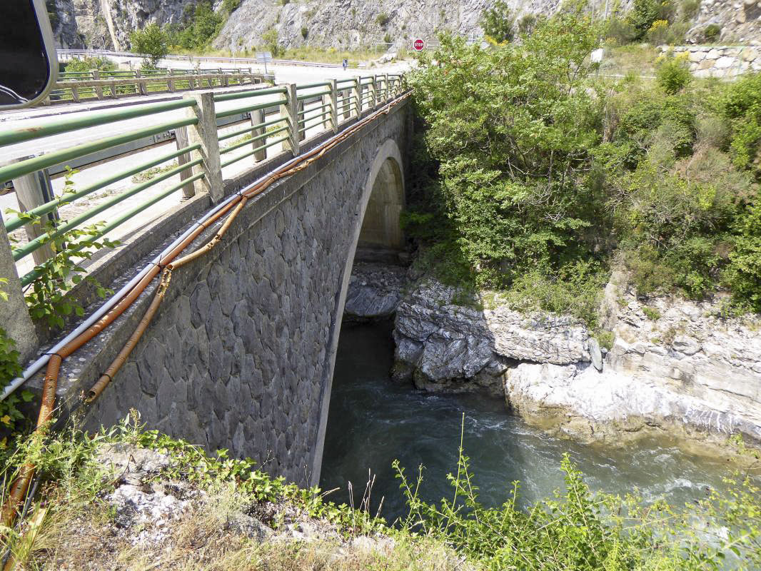 Ligne Maginot - 41 - PONT DE LA BANDOLA - (DMP - Dispositif de Mine Permanent) - Le pont actuel