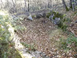 Ligne Maginot - BAISSE de FIGUIERA - (Position d'artillerie préparée) - Position pour un canon