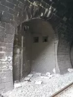 Ligne Maginot - BRAUS SUD (TUNNEL DE ) - (Blockhaus pour arme infanterie) - Détail des embrasures du blockhaus de gauche