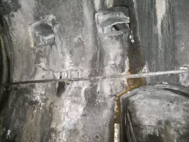 Ligne Maginot - CARANCA NORD (TUNNEL DE) - (Blockhaus pour arme infanterie) - Les créneaux dans le tunnel

